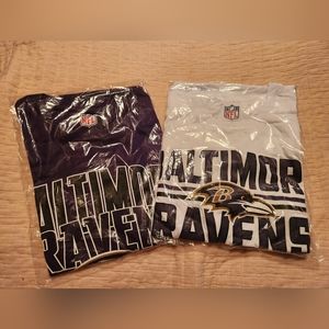 Lot of 2 Baltimore Ravens T-shirts
